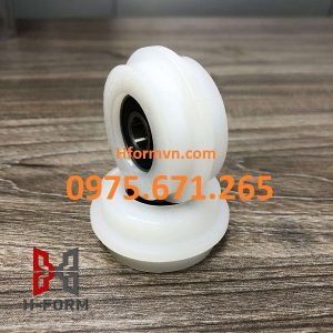Bánh xe kệ gạch ray lùa âm phi 48mm