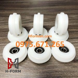 Bánh xe kệ gạch ray lùa âm phi 68mm