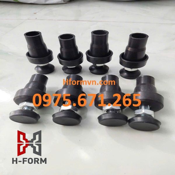 Nên Dùng Chân Tăng Chỉnh Đế Cao Su Hay Đế Nhựa 2 Bộ chân tăng chỉnh đế nhựa
