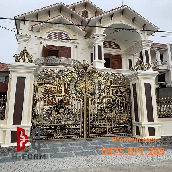 Cổng sắt mỹ thuật giá rẻ