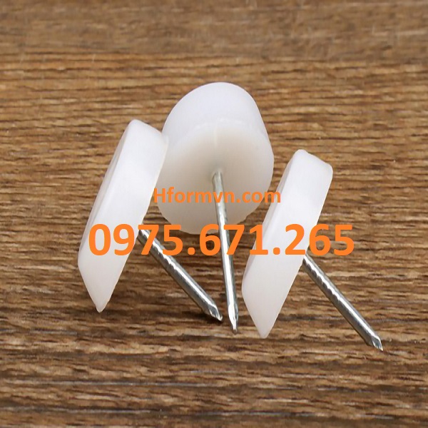 Gia Công Đinh Đế Nhựa Màu Trắng – Giải Pháp Hoàn Hảo Cho Nội Thất Và Công Nghiệp 5 Đinh nhựa