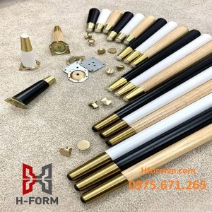 Gia công chân bàn bọc đồng