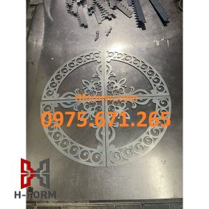 Gia công hoa góc sắt mỹ thuật CNC