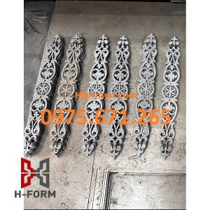Gia công hoa sắt nghệ thuật hoa tim cắt CNC dày 3li