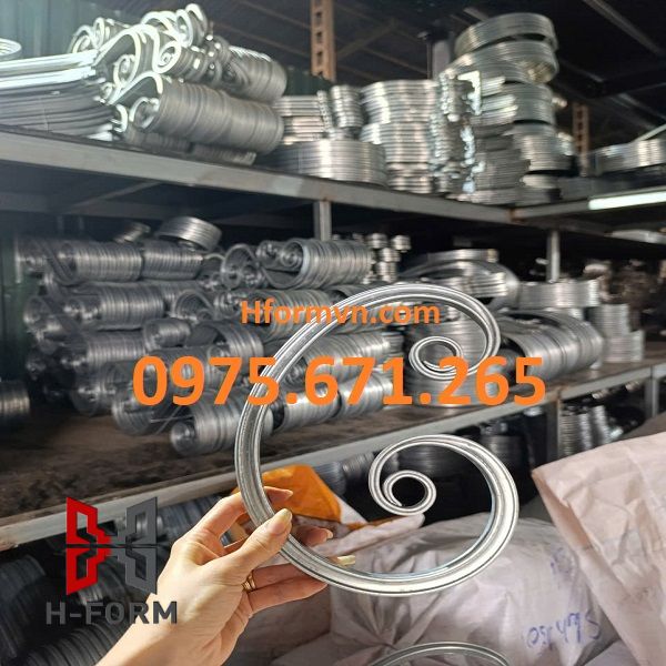 Gia công hoa văn sắt mỹ thuật