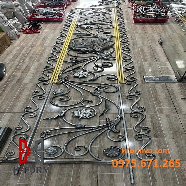 Gia công lan can sắt nghệ thuật