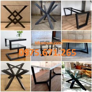 Gia công pát sắt chụm chân bàn ghế