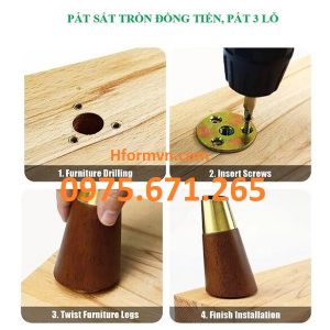 Gia công pát sắt tròn đồng tiền