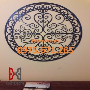 Gia công sắt mỹ thuật cắt CNC tròn D100