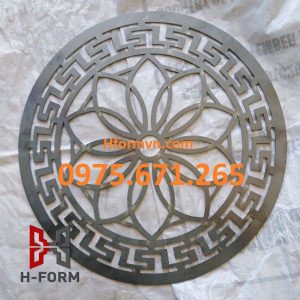 Gia công sắt mỹ thuật cắt CNC tròn D90