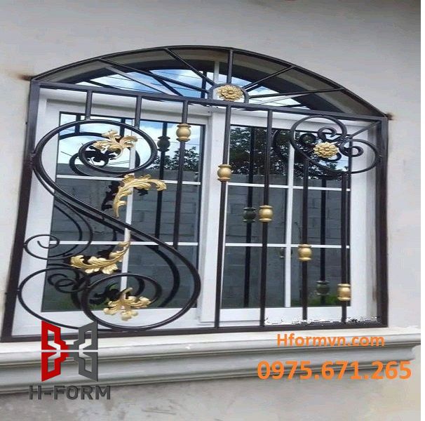 Khung cửa sổ sắt mỹ thuật