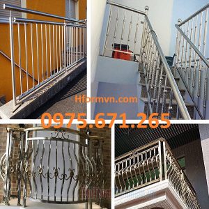 Lan can inox giá 1m2 bao nhiêu