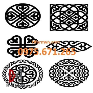 Mẫu hoa văn cắt CNC theo yêu cầu