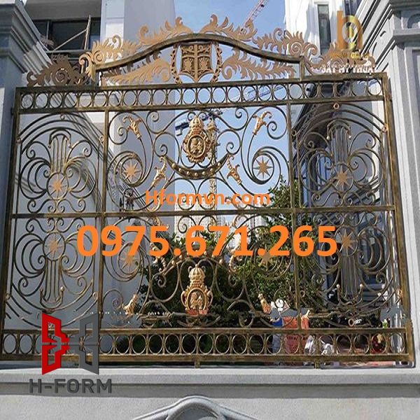 Mẫu tường rào hoa sắt giá rẻ