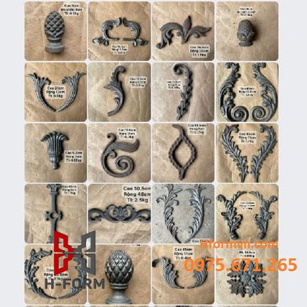 Phụ kiện sắt mỹ thuật