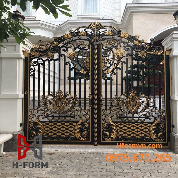 Thi công cổng sắt mỹ thuật